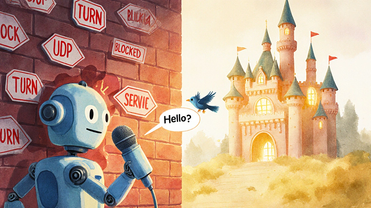 TURN over TCP and TLS: How VoIP Survives Restricted Networks