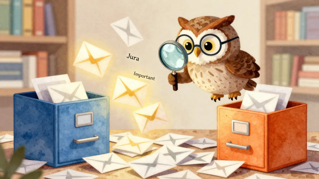 AI owl sorting call tickets into Jira and ServiceNow folders