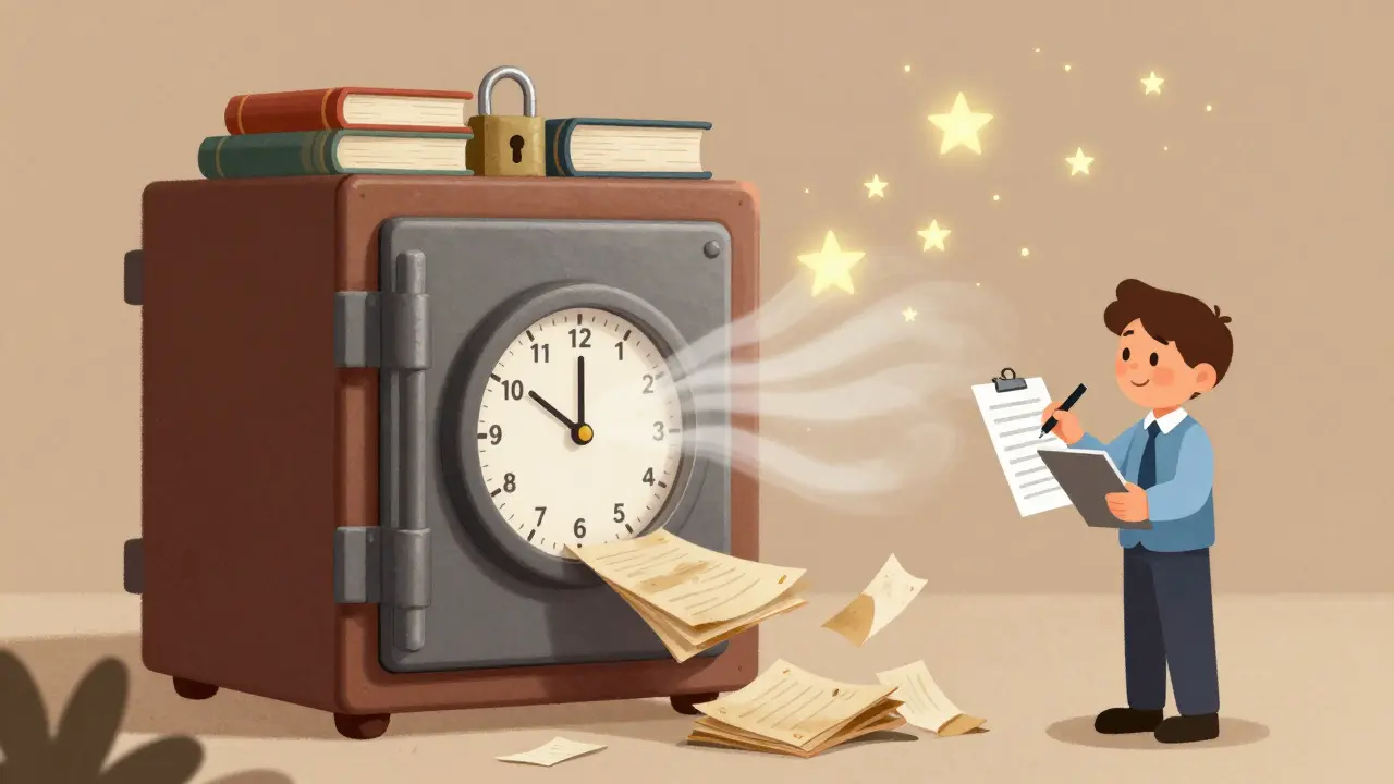 Friendly vault deleting old data and saving anonymous insights
