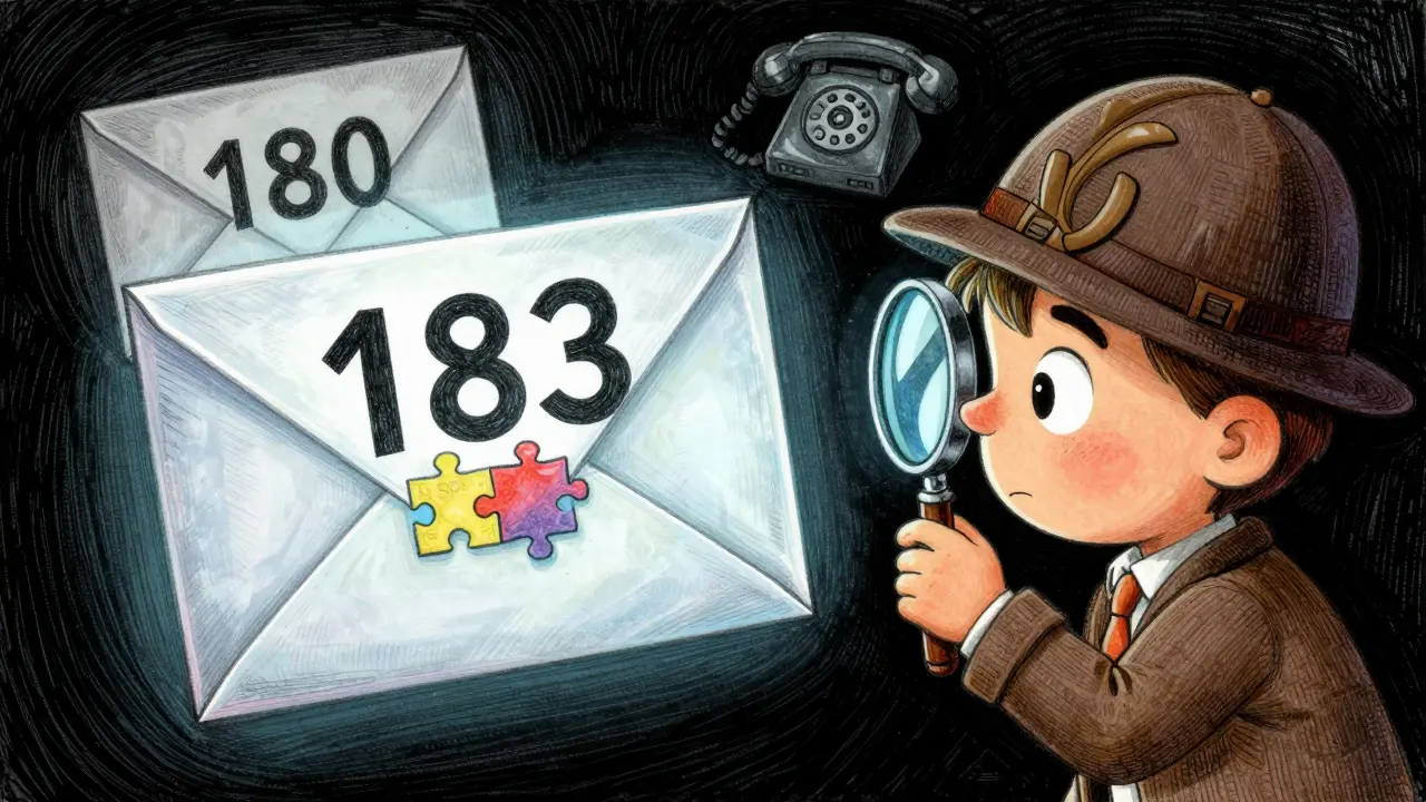 Detective examining SIP signaling envelope