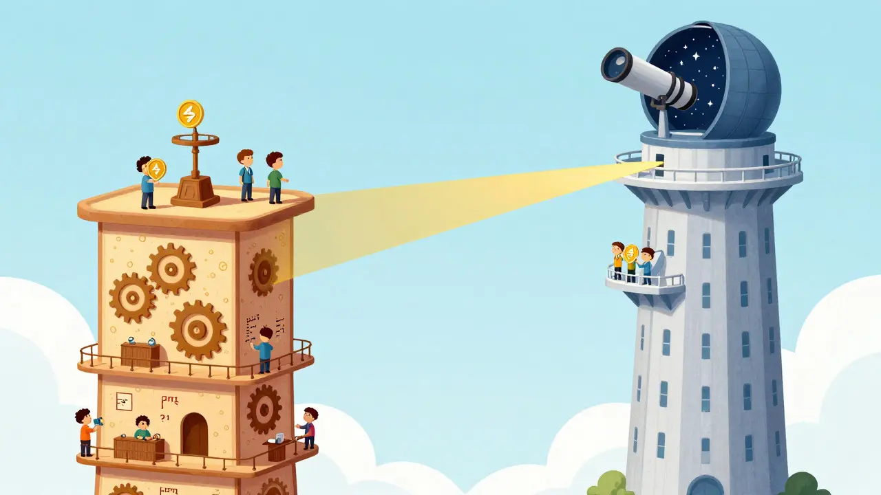 Tower showing separated execution and consensus layers