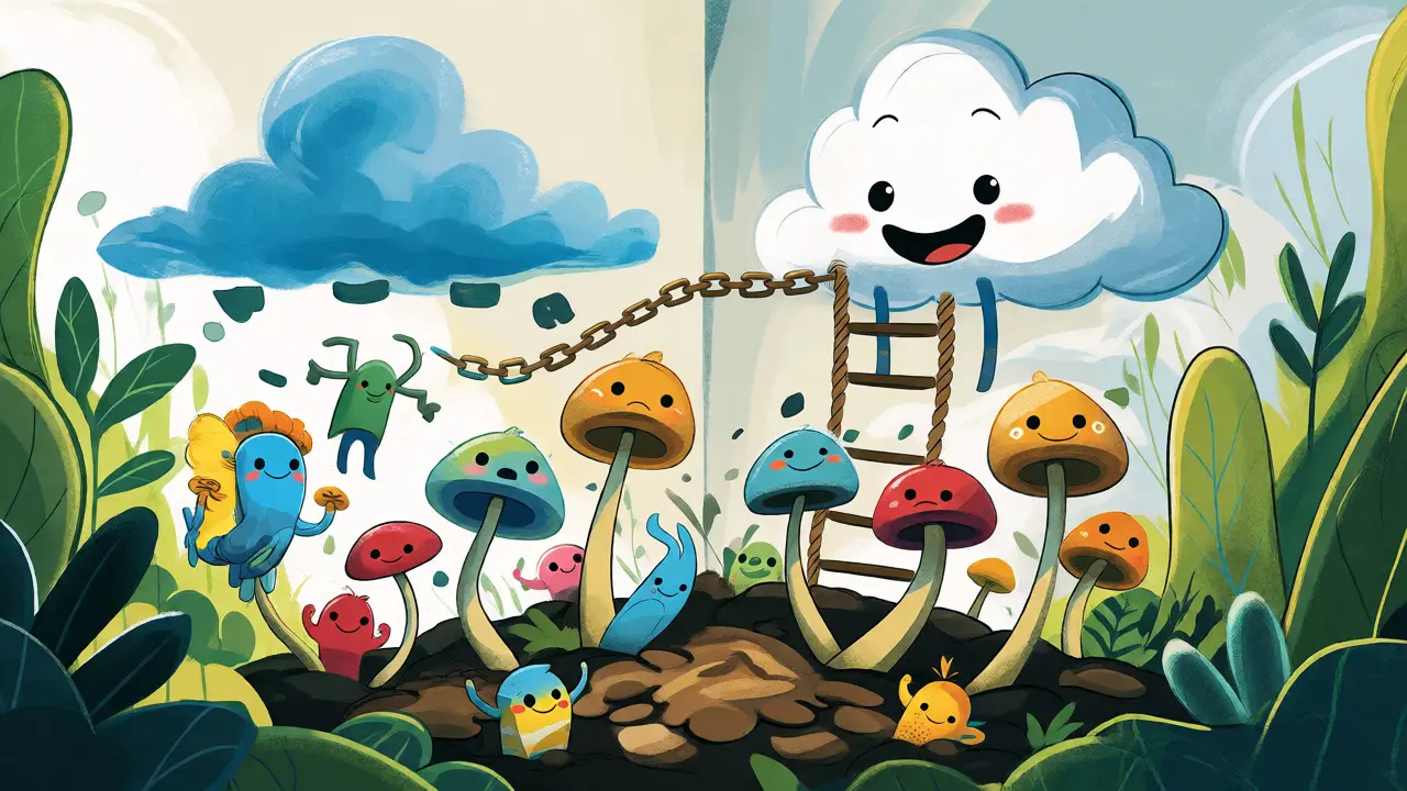 Illustration of a growing startup team needing flexible VoIP solutions.